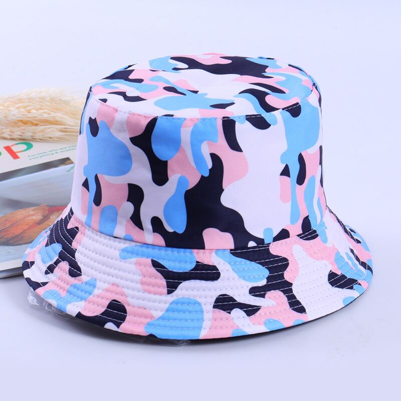 

Camo Print Bucket Hat, Multicolor