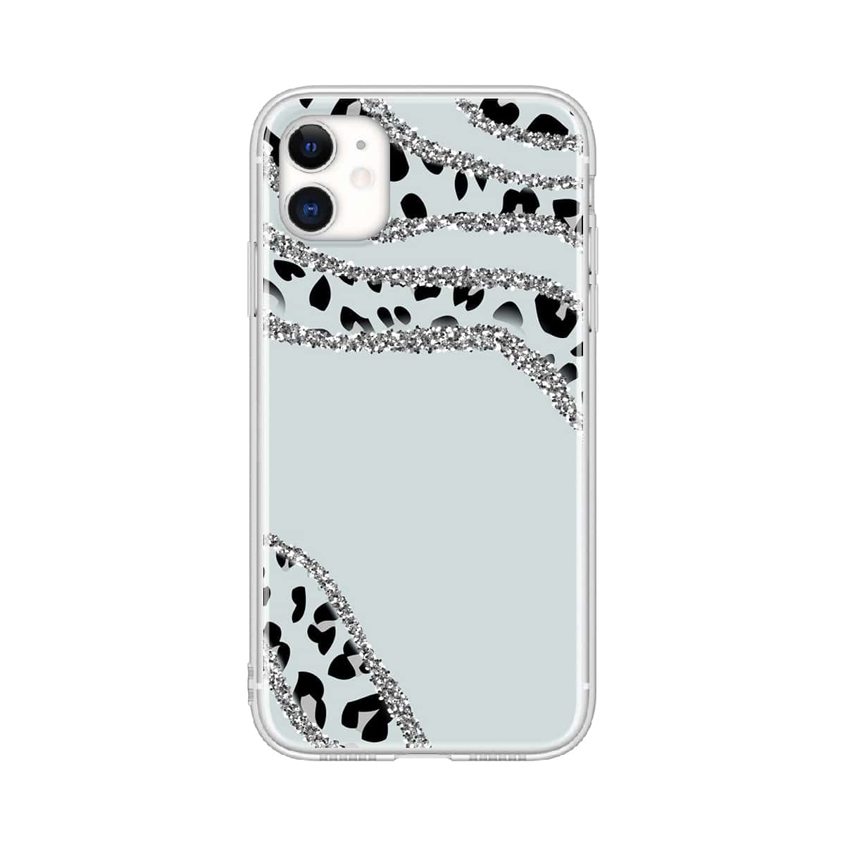 

Colorblock Leopard Phone Case, Multicolor