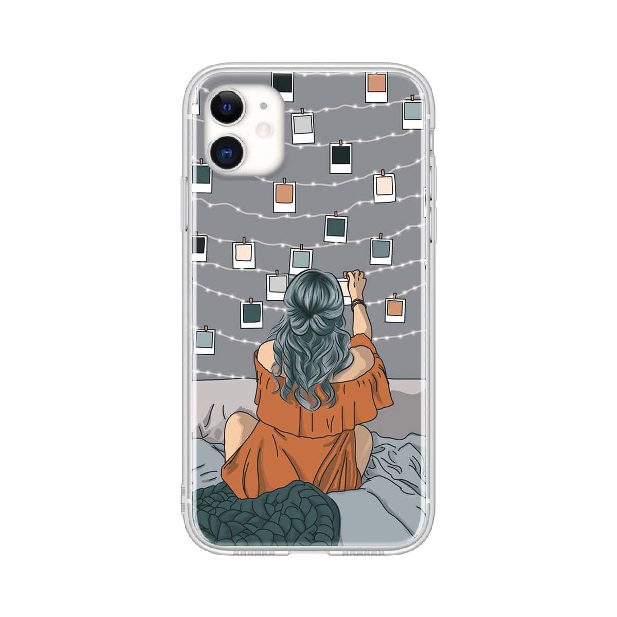 

Figure Print Phone Case, Multicolor