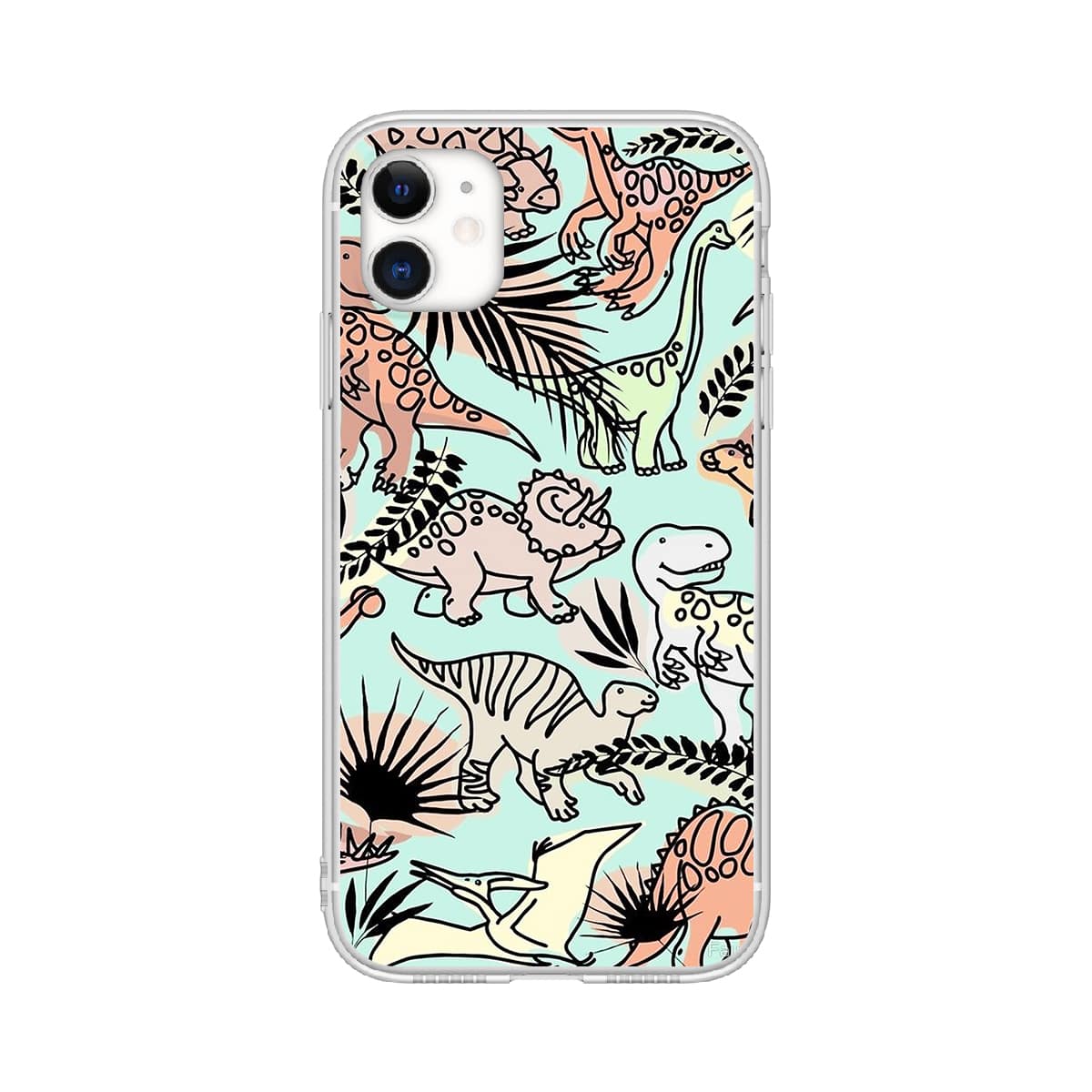 

Cartoon Print Phone Case, Multicolor