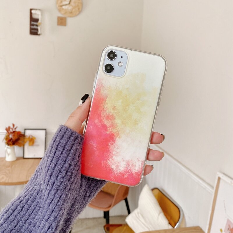 

Watercolor Pattern Phone Case, Multicolor
