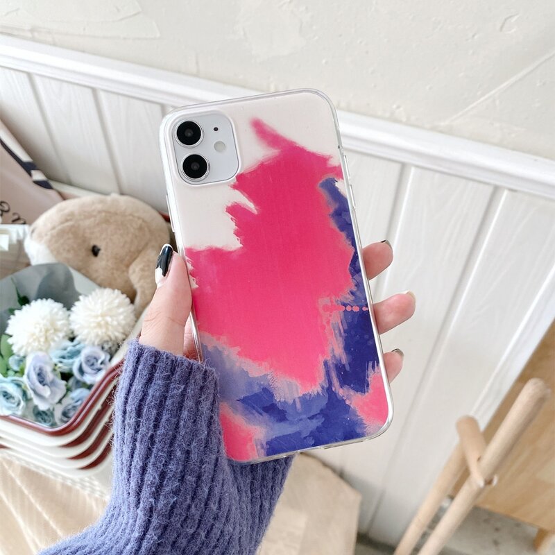 

Watercolor Pattern Phone Case, Multicolor