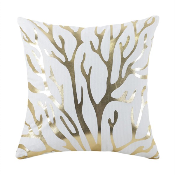 

Hot Stamping Pattern Cushion Cover Without Filler, Multicolor