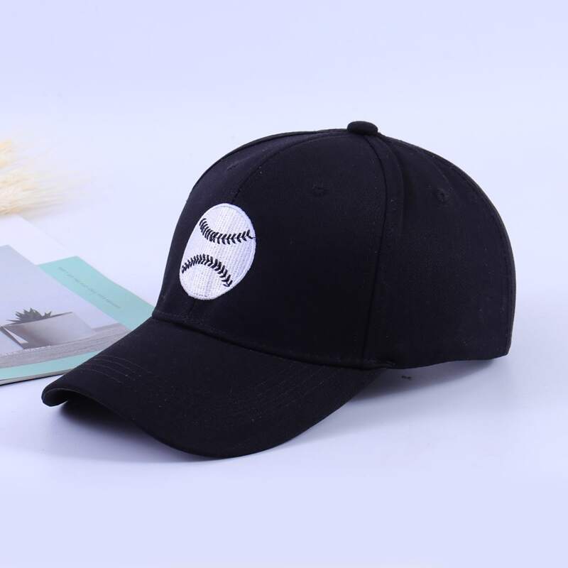 

Guys Baseball Embroidered Baseball Cap, Black