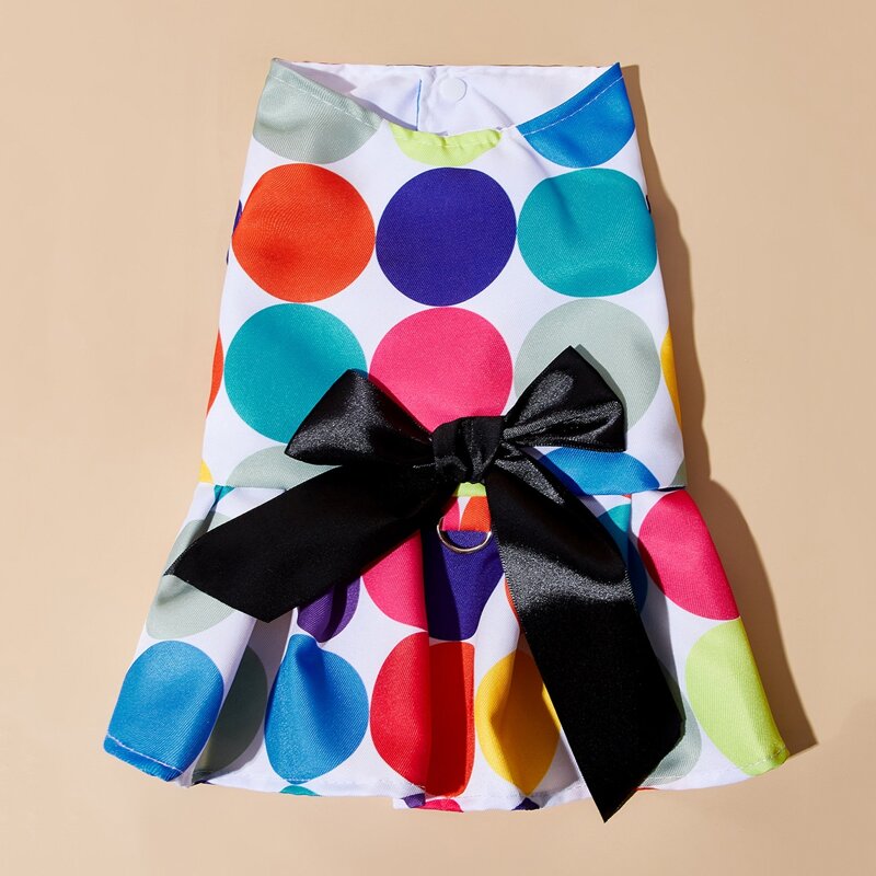 

Dot Pattern Pet Dress, Multicolor