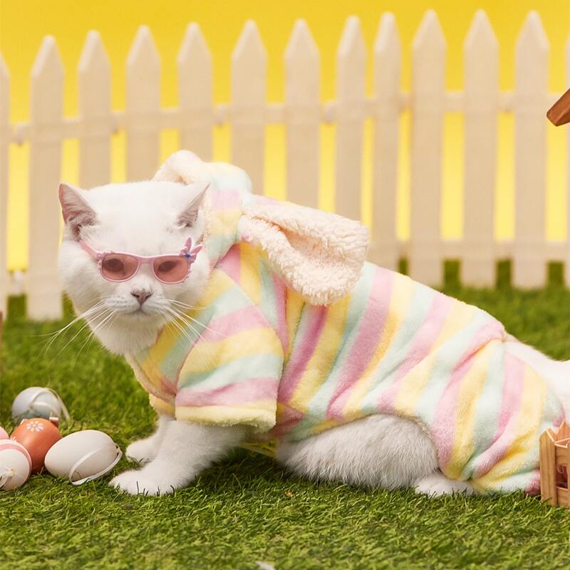 

Striped Pattern Pet Jumpsuit, Multicolor