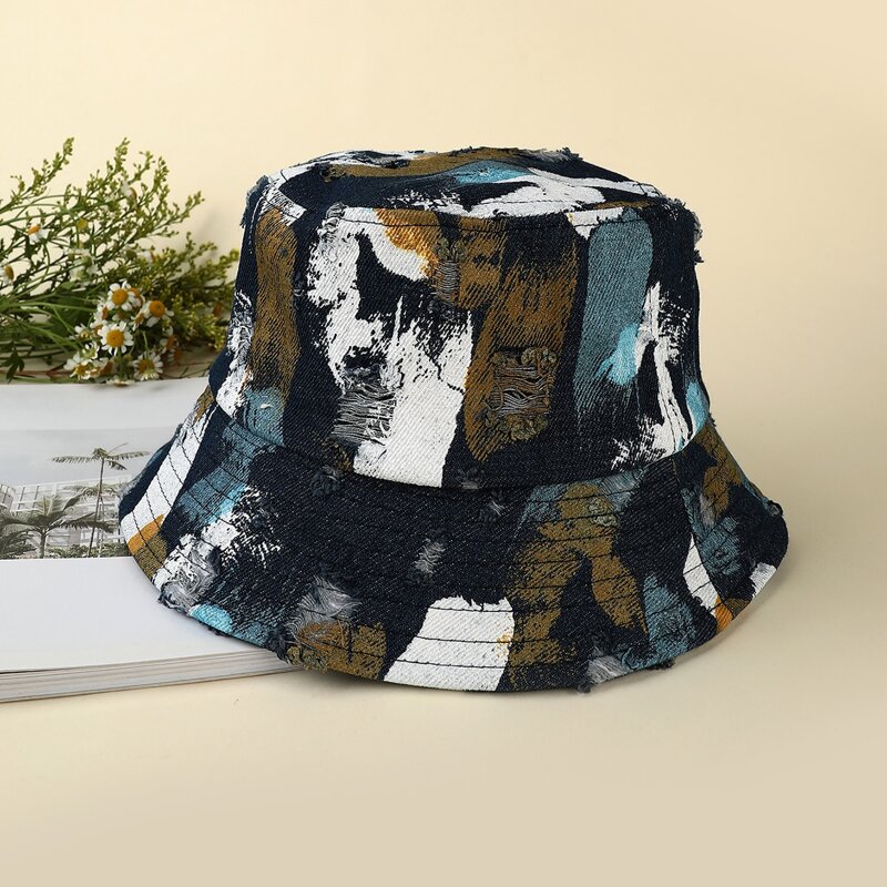 

Allover Graphic Bucket Hat, Multicolor
