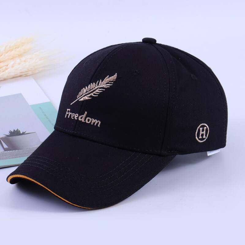 

Guys Letter Embroidered Baseball Cap, Black
