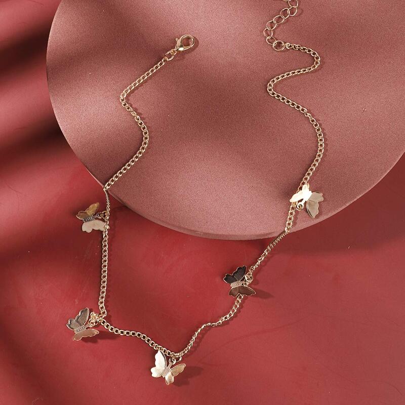 

Butterfly Chain Necklace, Gold