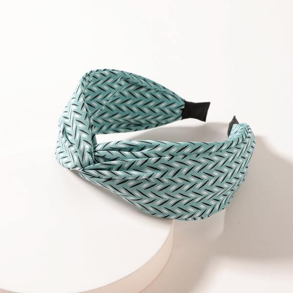 

Allover Print Hair Hoop, Blue