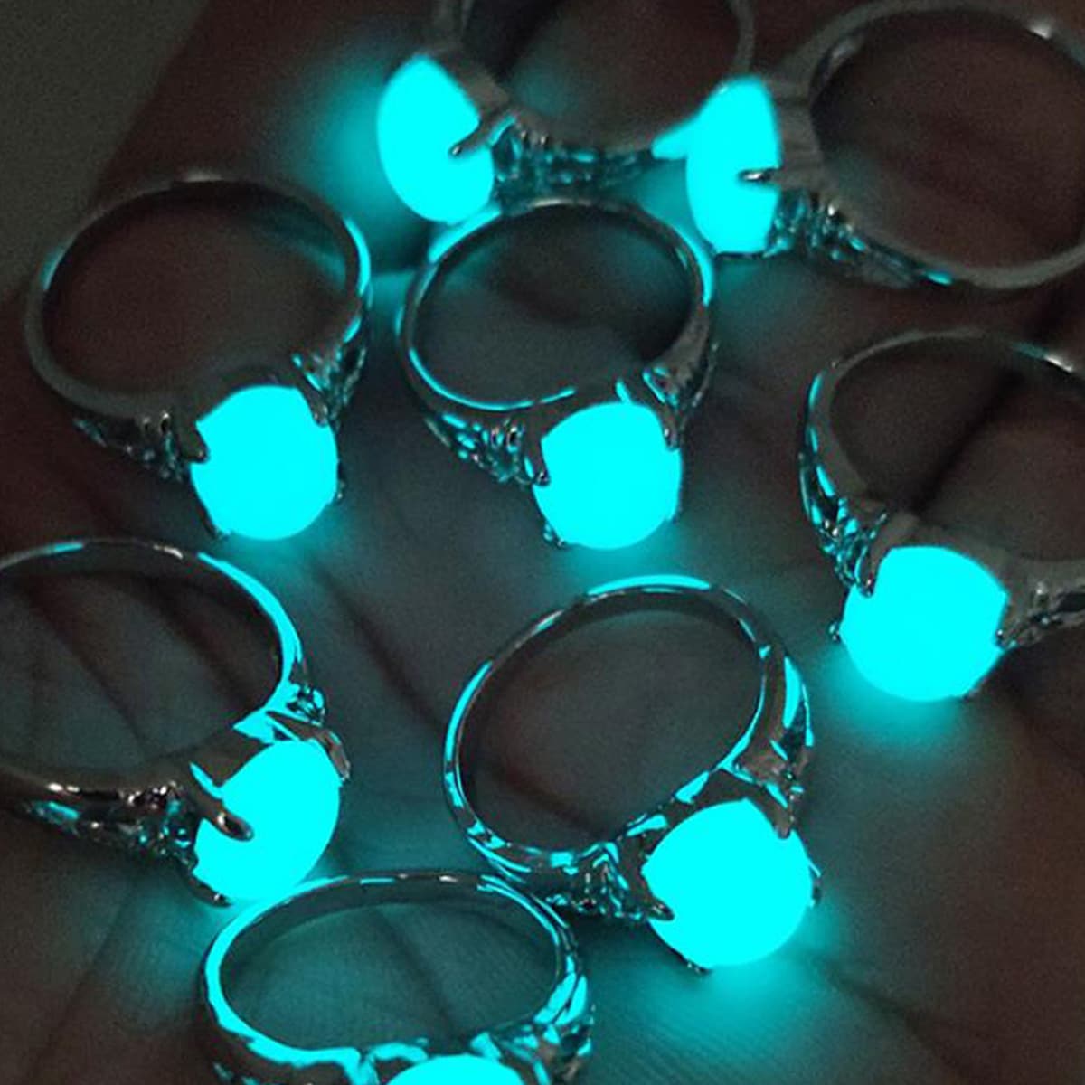 

1pc Luminous Ring, Silver