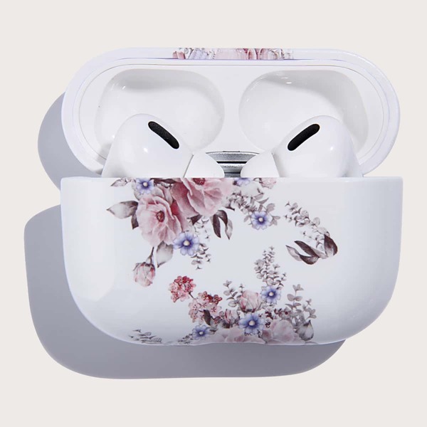 

Flower Pattern Case For Airpods, Multicolor