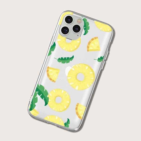 

Pineapple Pattern Clear Phone Case