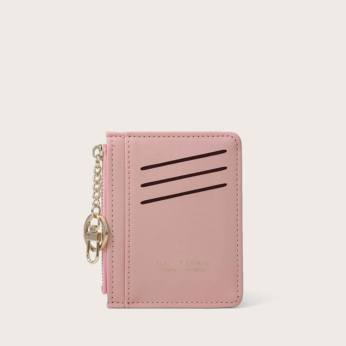 

Solid Zip Purse, Dusty pink