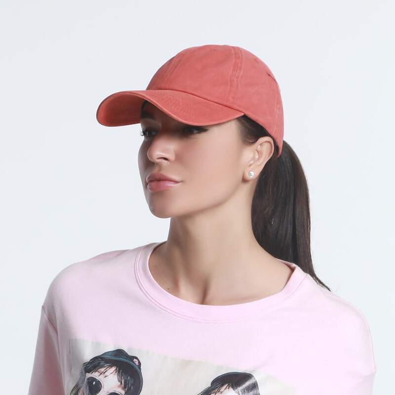 

Solid Baseball Cap, Coral orange