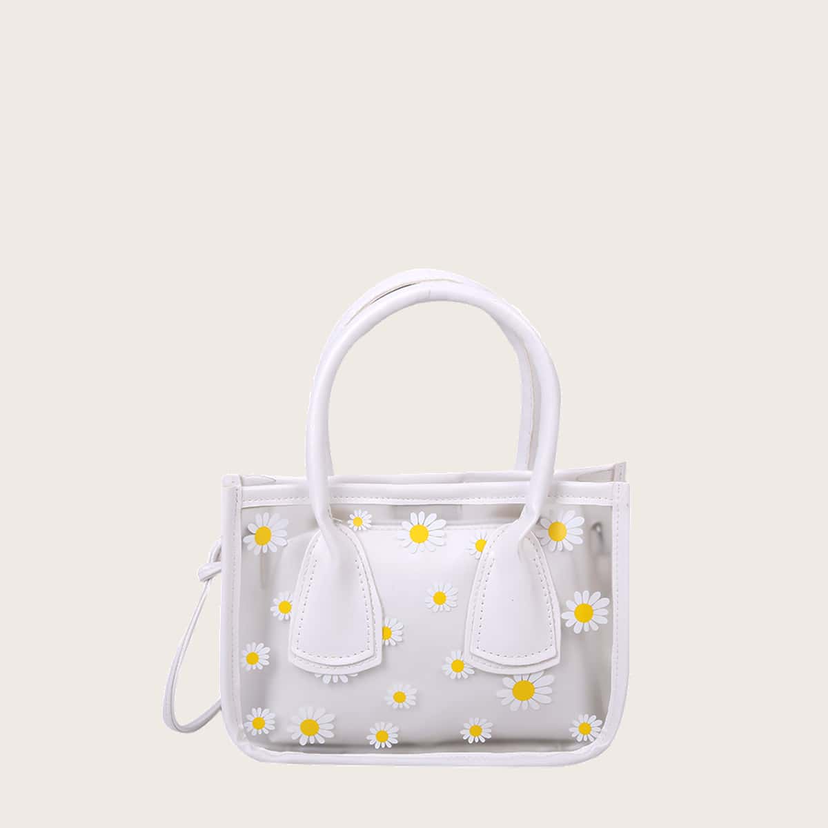 

Daisy Satchel Bag, White