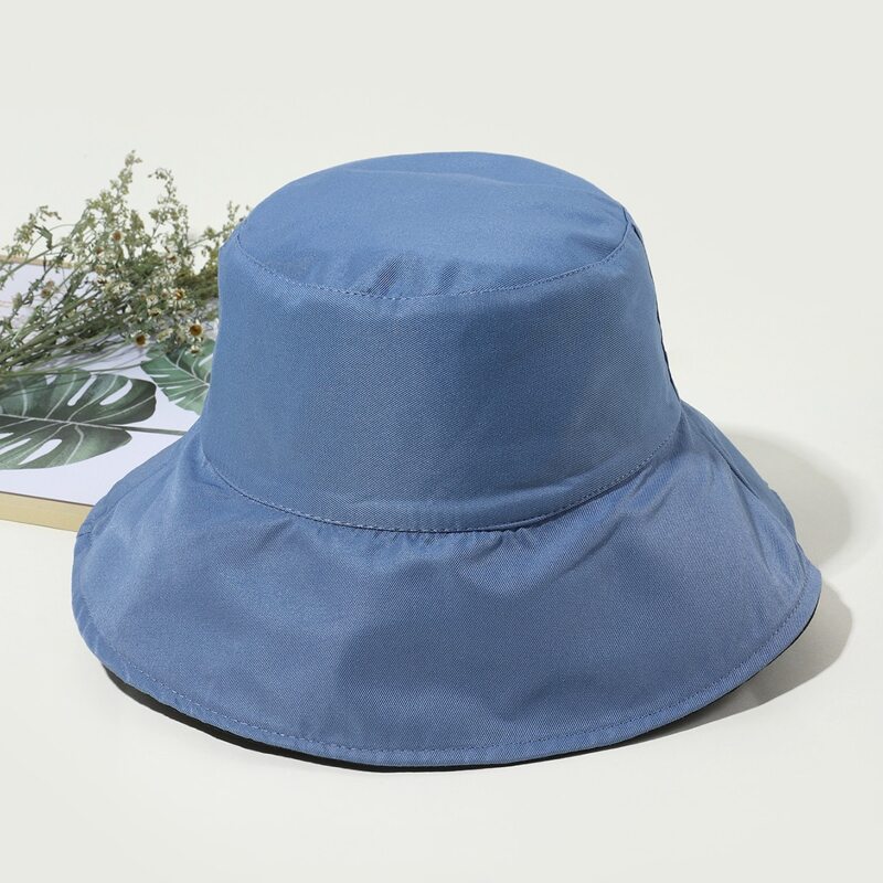 

Solid Bucket Hat, Blue