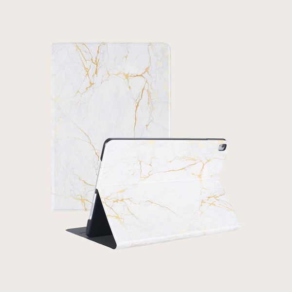 

Marble Pattern Case For iPad, White