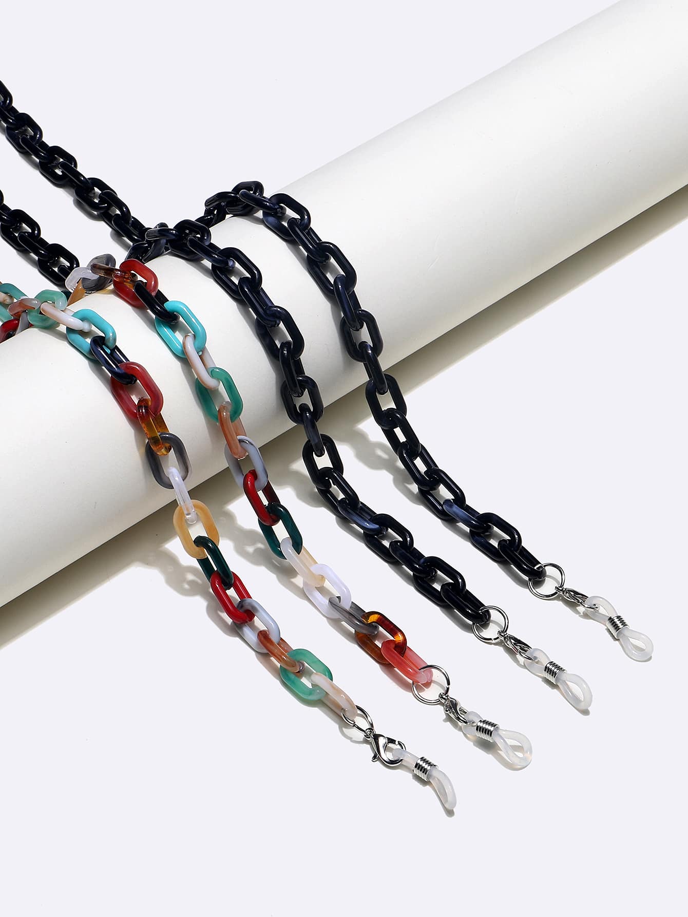 2pcs Acrylic Glasses Chain - Multicolor - View 1