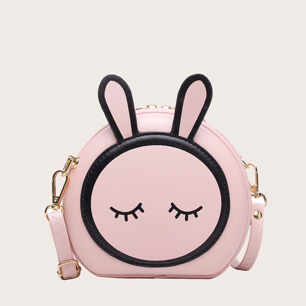 

Mini Cartoon Design Crossbody Bag, Baby pink
