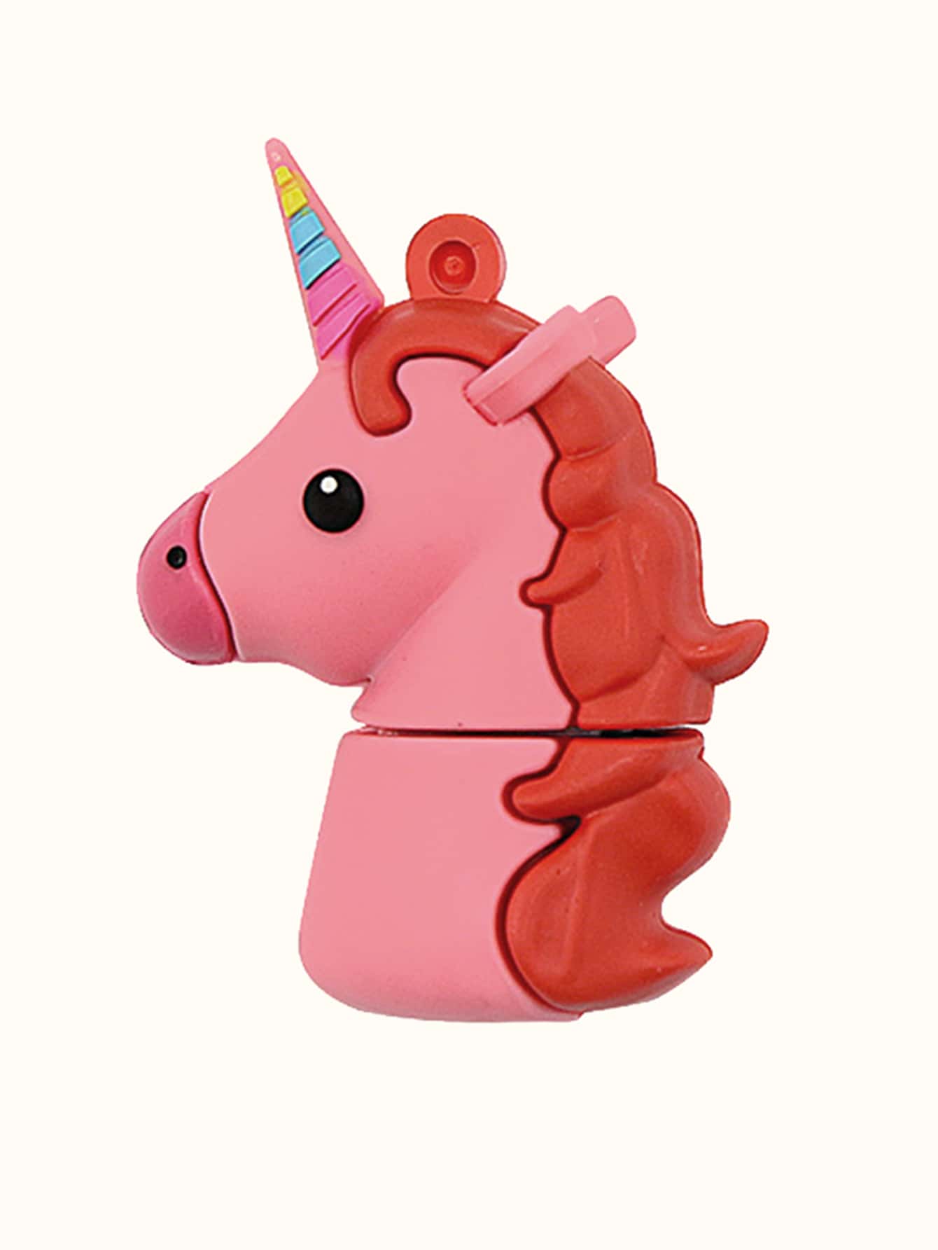 Memoria USB en forma de unicornio de dibujos animados - Rosa - Ver 1