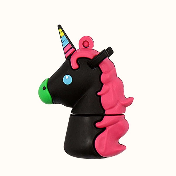 

USB-флеш-накопитель в форме единорога, Чёрный