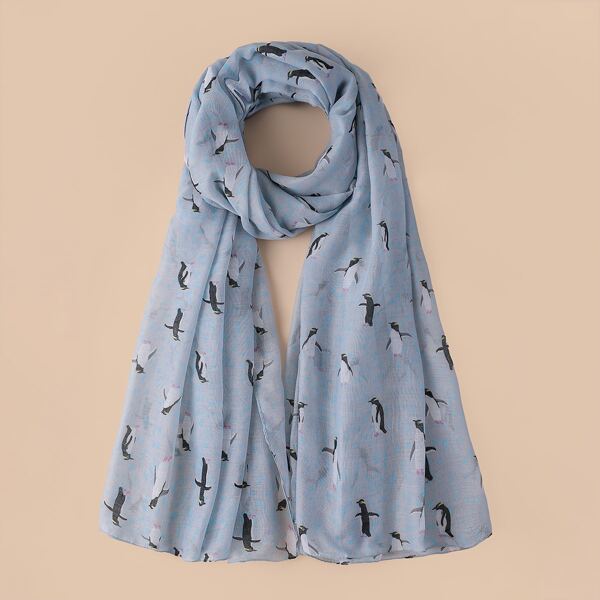 

Animal Print Scarf, Multicolor