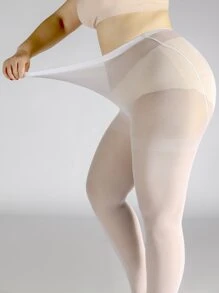 Plus Mesh Tight - White - View 3