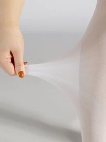 Plus Mesh Tight - White - View 4