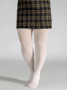 Plus Mesh Tight - White - View 5