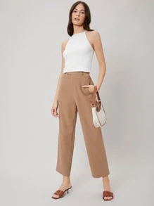 MOTF PREMIUM CRISS-CROSS SMOCKED TOP - White - View 3