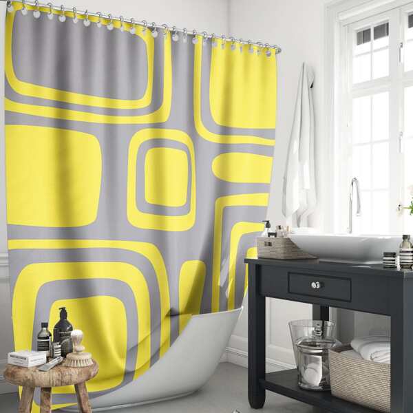 

Geometric Pattern Shower Curtain, Multicolor