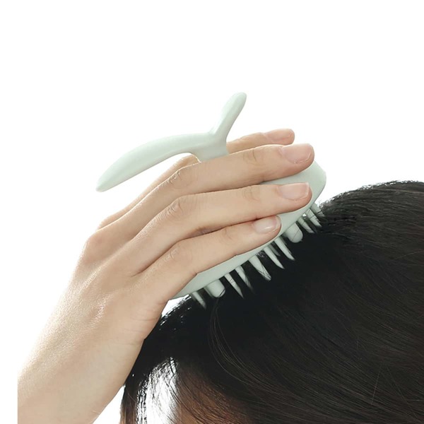

1pc Silicone Shampoo Brush, Green