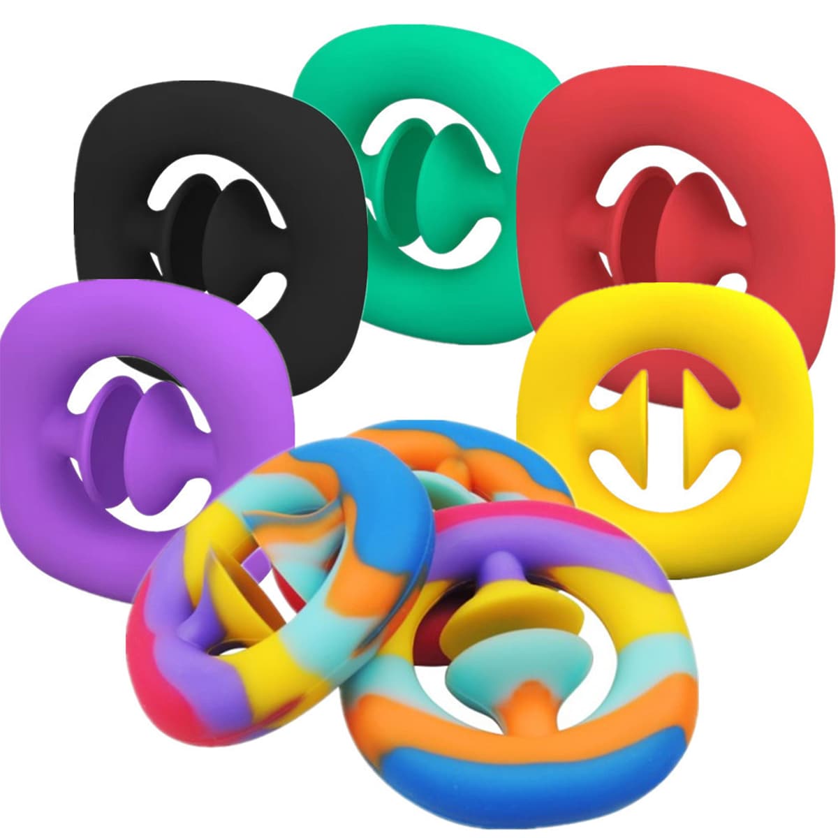 

1pc Random Color Decompression Grip, Multicolor