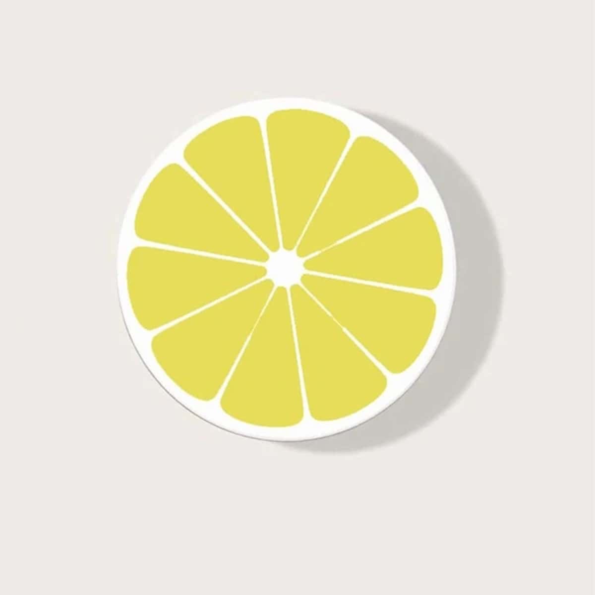 

Lemon Design Phone Expanding Stand Ring Grip, Yellow