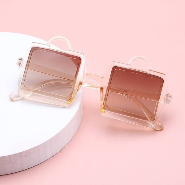 

Girls Acrylic Frame Tinted Lens Sunglasses, Champagne
