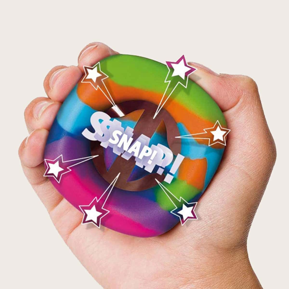 

1pc Suction Cup Silicone Decompression gripper, Multicolor