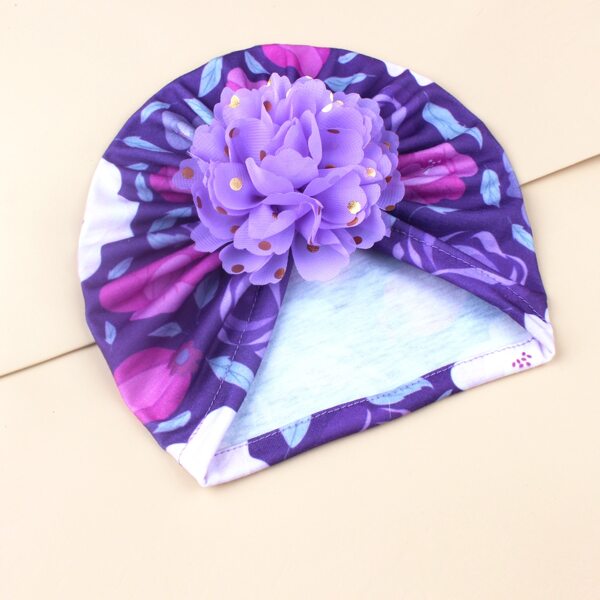 

Toddler Girls Flower Print Hat, Multicolor