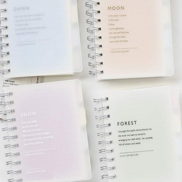 

1pc Letter Graphic Random Notebook, Multicolor