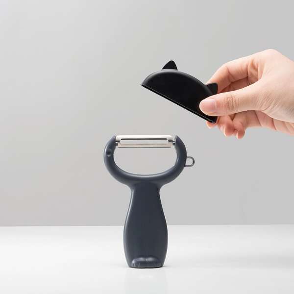 

1pc Cat Ear Detail Peeler, Blue