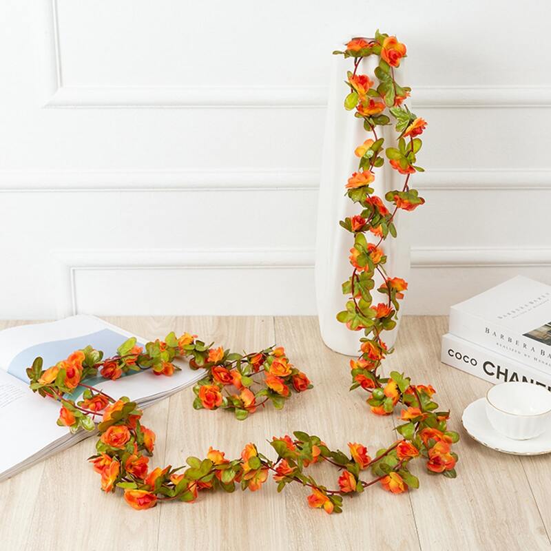 

1pc Artificial Flower Vine, Multicolor
