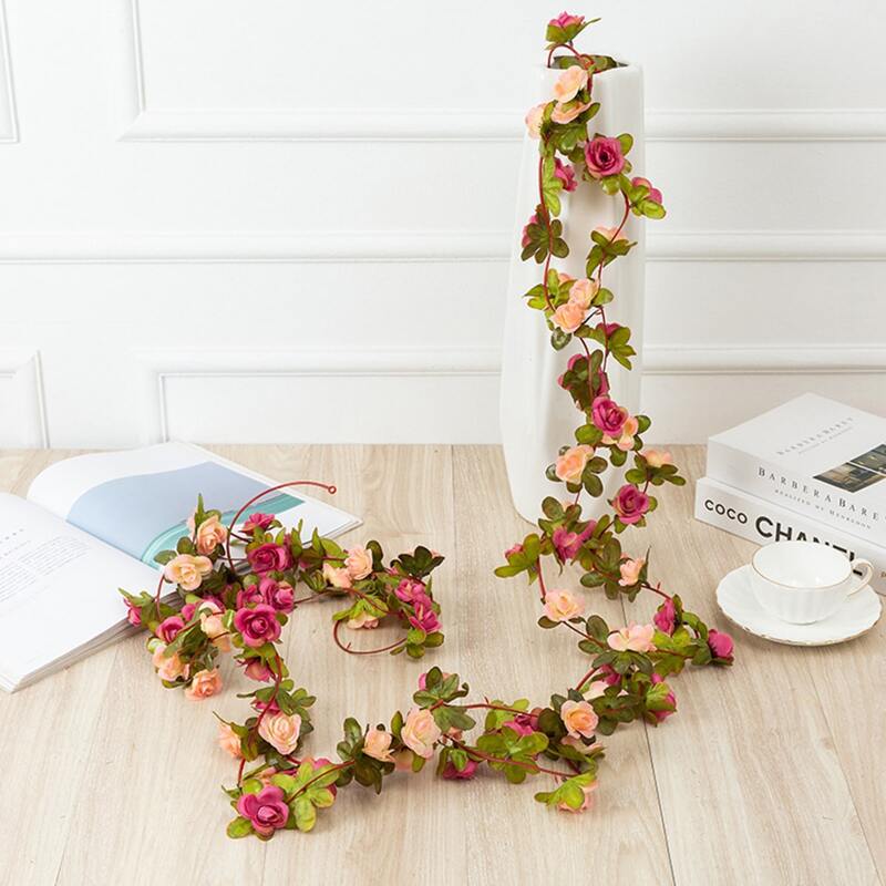 

1pc Artificial Flower Vine, Multicolor