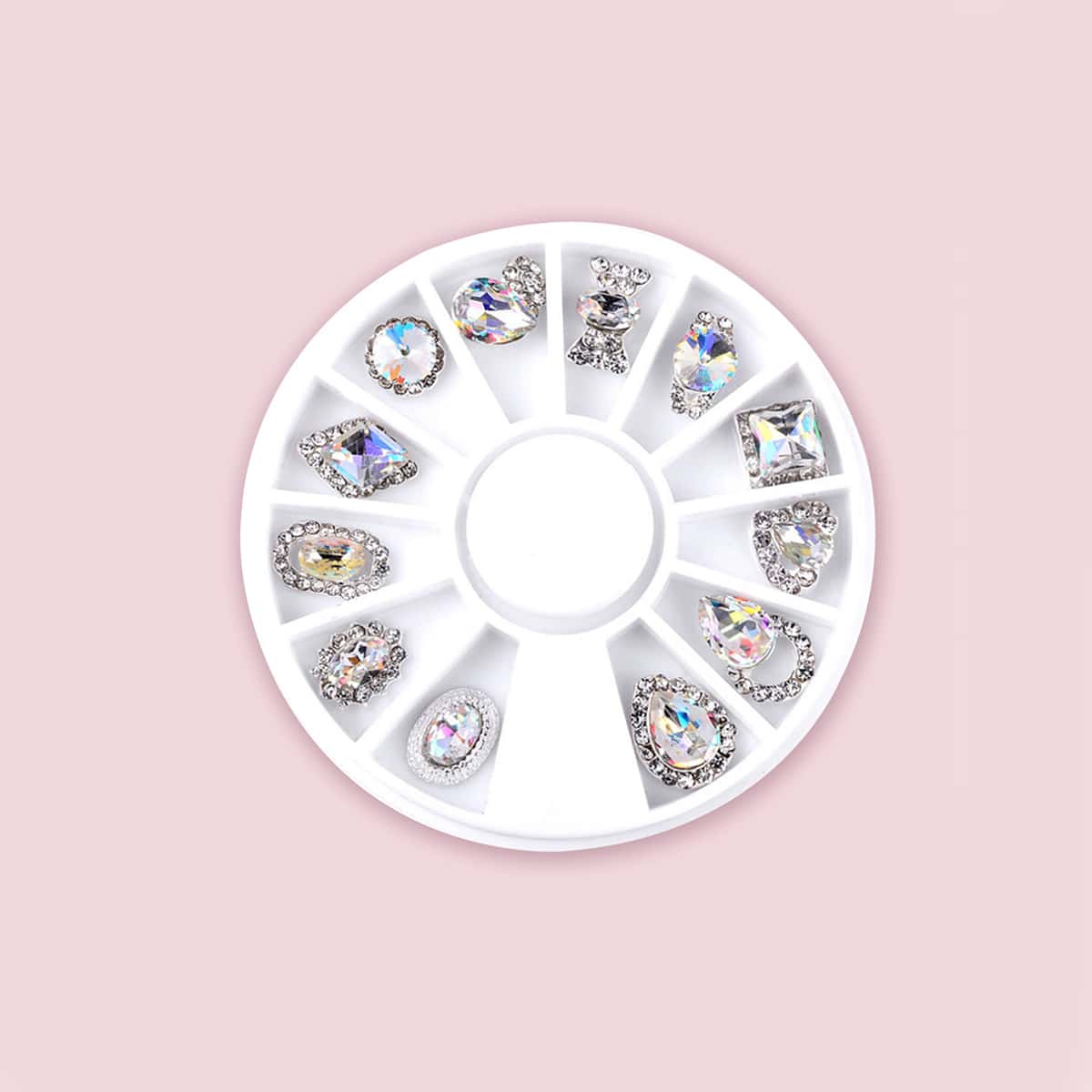 

1box Rhinestone Nail Art Decoration, Multicolor