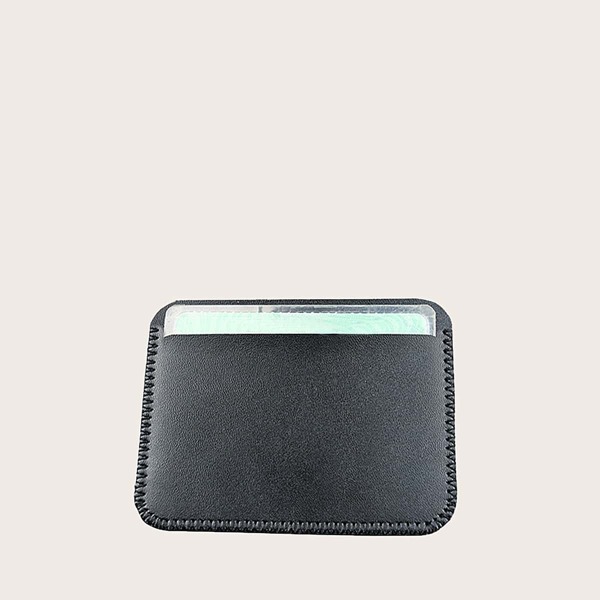 

Men Minimalist Card Holder, Black