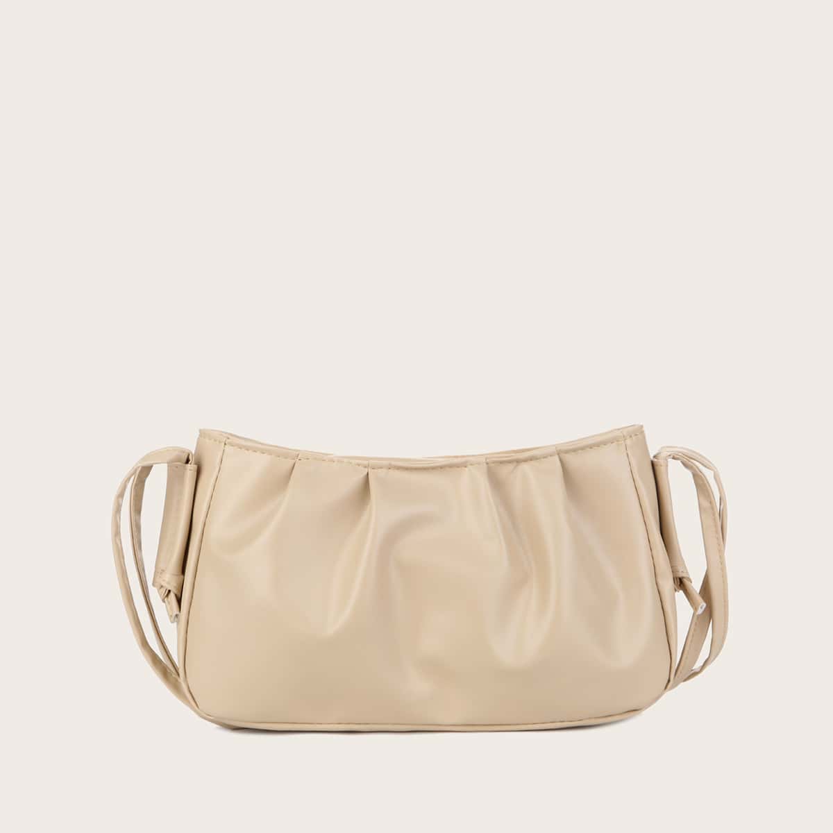 

Ruched Crossbody Bag, Khaki