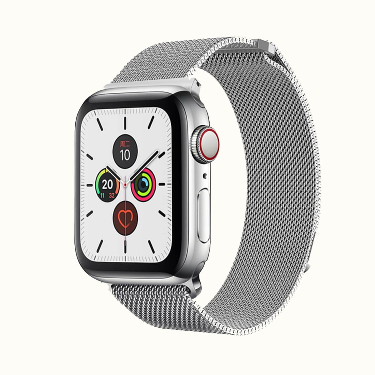 

Stainless Steel Apple Watch Band, Silver