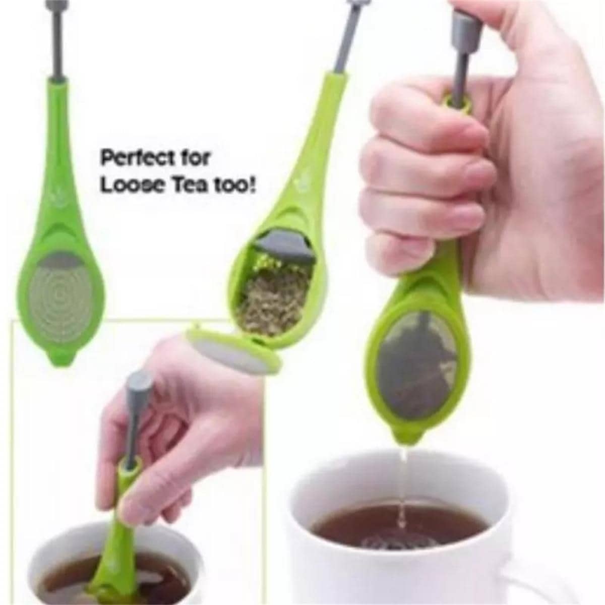 

1pc Simple Tea Infuser, Green
