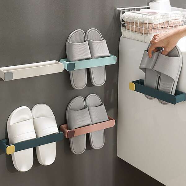 

1pc Random Wall Mounted Shoes Rack, Multicolor
