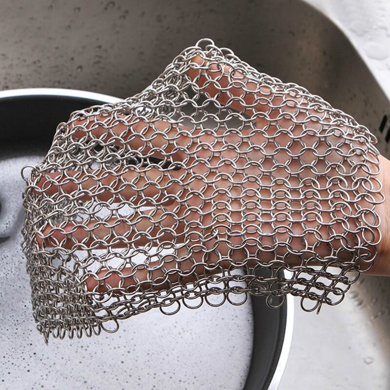 

1pc Kitchen Cleaning Chain, Silver