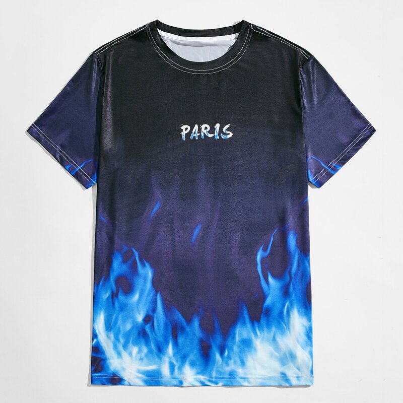 

Guys Letter Fire Graphic Tee, Multicolor